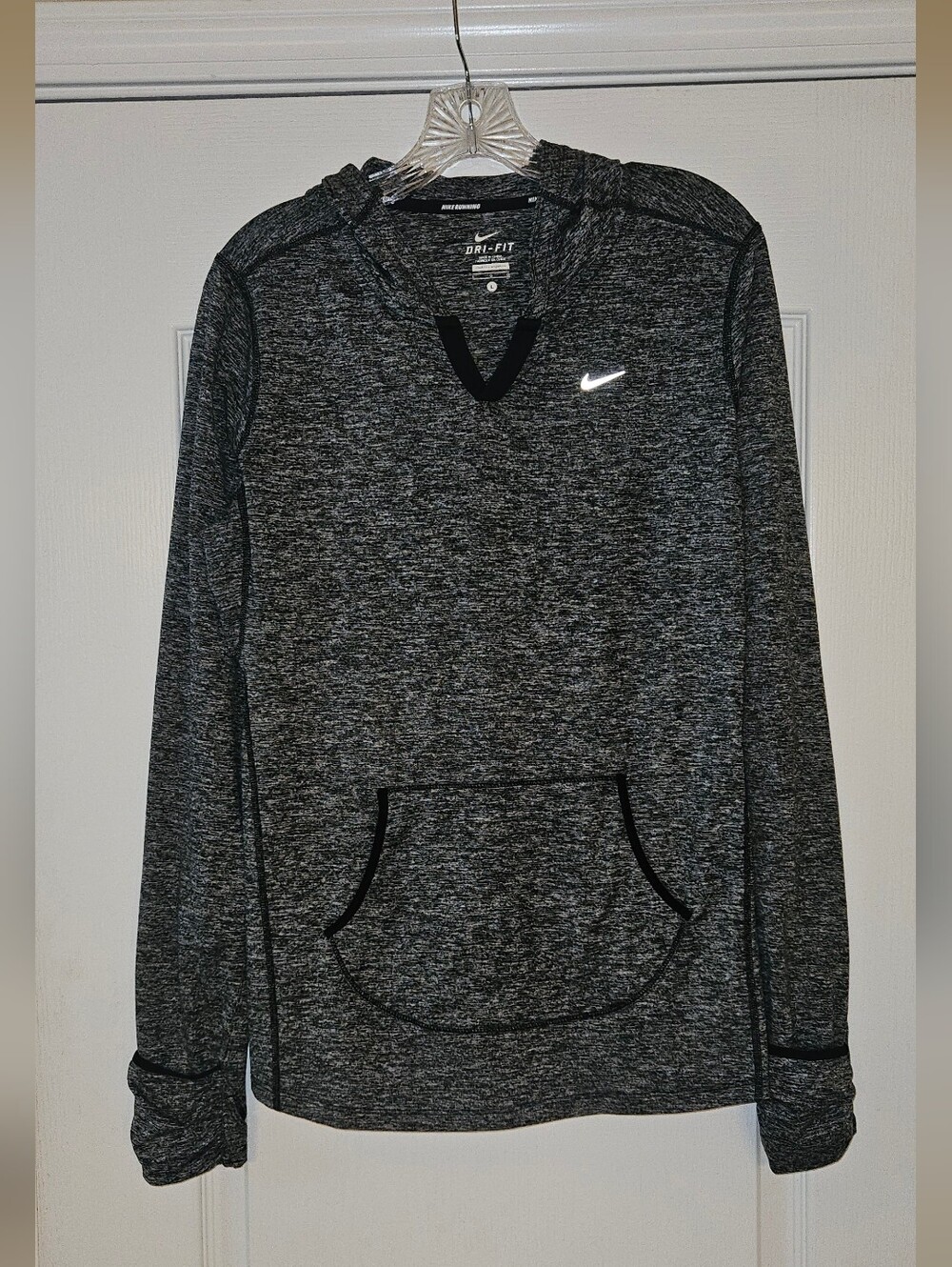 Nike Dark Heather Grey Dri-FIT Pullover Hoodie